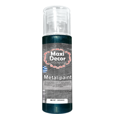 Ακρυλικό Μεταλλικό Χρώμα 130ml Maxi Decor Ωκεανός ΜE127_ME127130